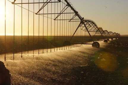 A center-pivot irrigation system