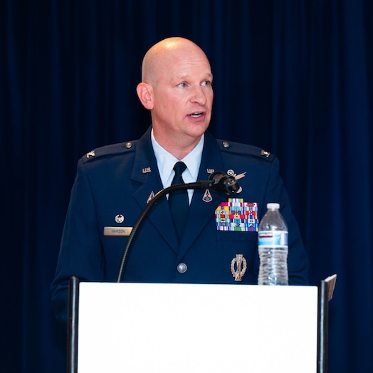  Military and community members gather for the annual State of the Bases address.