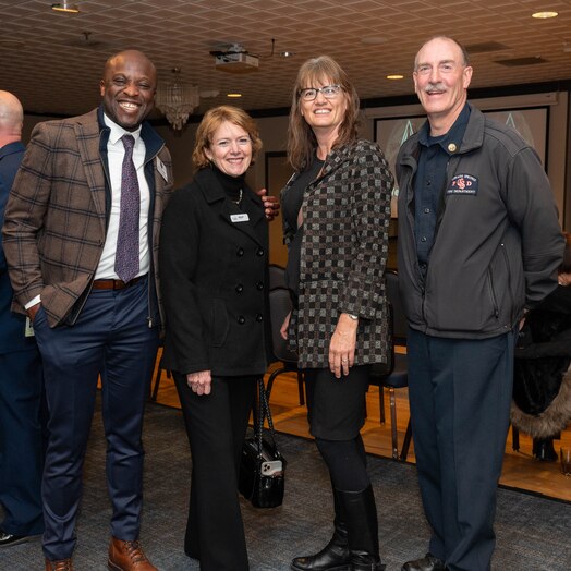  Military and community members gather for the annual State of the Bases address.