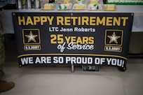 Lt. Col. Jennifer Roberts retires from the Army after 25 years of service