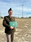 Illinois Army National Guard Spc. Christina Fiorentino, of Chicago, was selected as the Soldier Leader of the Cycle while attending Basic Military Training at Fort Jackson, South Carolina.