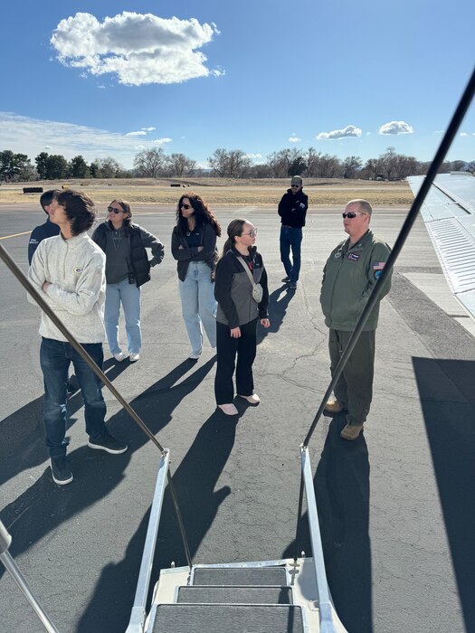 Edwards AFB Airmen conducting career outreach in local area.