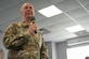 U.S. Army Col. Mitchell Wisniewski, U.S. Army Support Activity commander and Joint Base McGuire-Dix-Lakehurst deputy commander, leads a discussion during a town hall meeting at JB MDL, March 8, 2024. The USASA Fort Dix engages, integrates and delivers base support and sustainment of Army Mission assets on JB MDL. (U.S. Air Force photo by Airman 1st Class Aidan Thompson