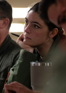 Airman prepares for a B-52 sortie