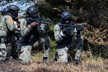 Members of the Jamaica Defense Force participate in exercise Tropical Dagger at Kingston, Jamaica, Feb. 28, 2024.