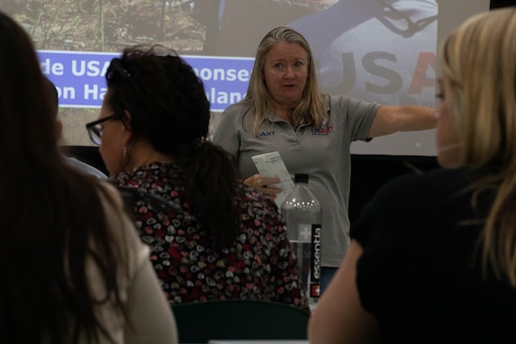 USAID trainers teach ‘Warrior Medics’ disaster response coordination in JHOC training
