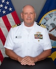 Official portrait of Capt. Philip Gesaman, executive officer, Naval Station Guantanamo Bay, Cuba.