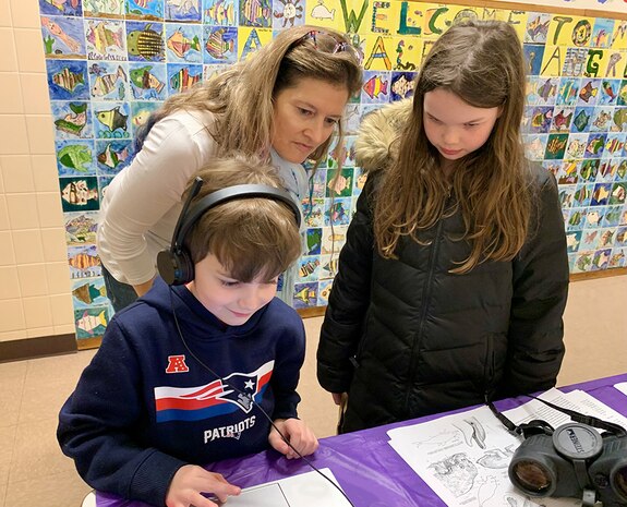 NUWC Division Newport employees share their STEAM careers with elementary school students