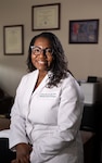 Dr. Candice Jones-Cox, the Women's Health Services director at Walter Reed National Military Medical Center is all smiles after becoming the first surgeon in the Department of Defense medical community to perform a robotic minimally invasive natural orifice transluminal endoscopic surgery (vNOTES).