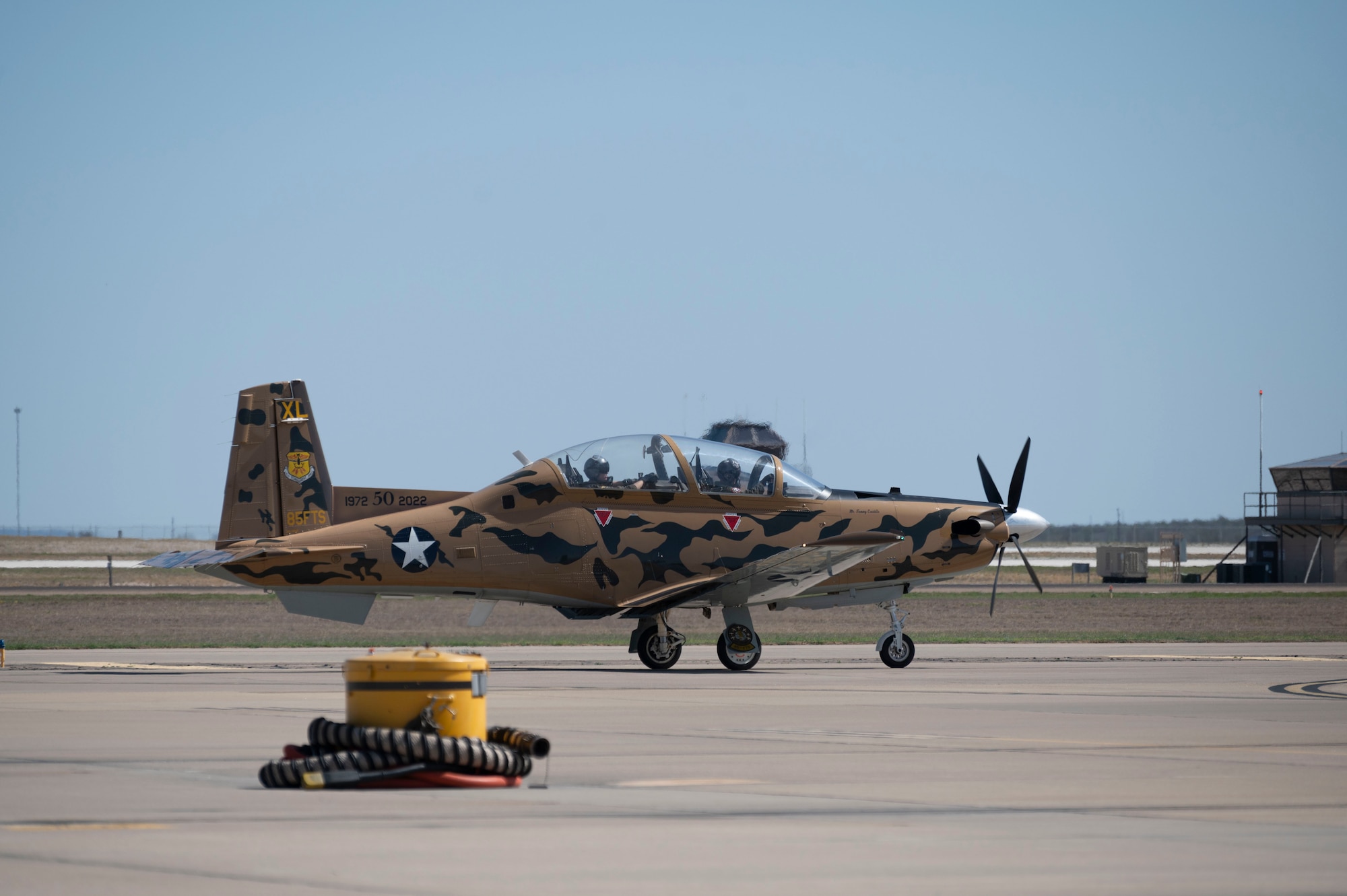 T-6A Texan II Taxiing down the runway