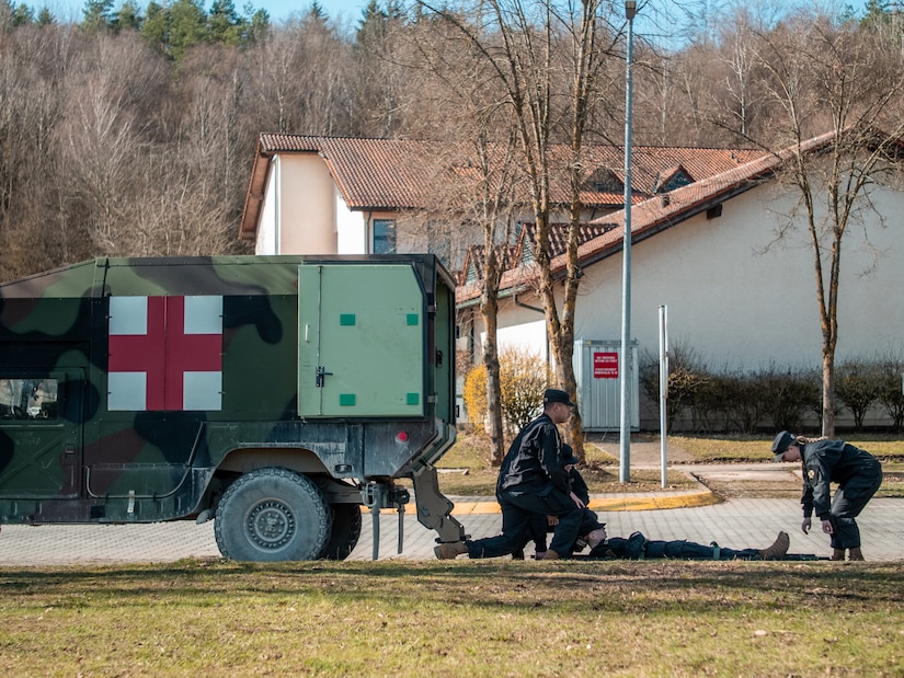 U.S. Army Reserve medics hone skills during Allied Spirit 24