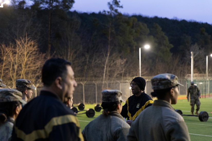 Army Reserve Soldiers in Europe prep for Air Assault School