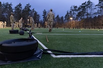 Army Reserve Soldiers in Europe prep for Air Assault School