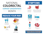 National Colorectal Cancer Awareness Month in March emphasizes the importance of knowing the signs and symptoms of colorectal cancer and methods of risk reduction.