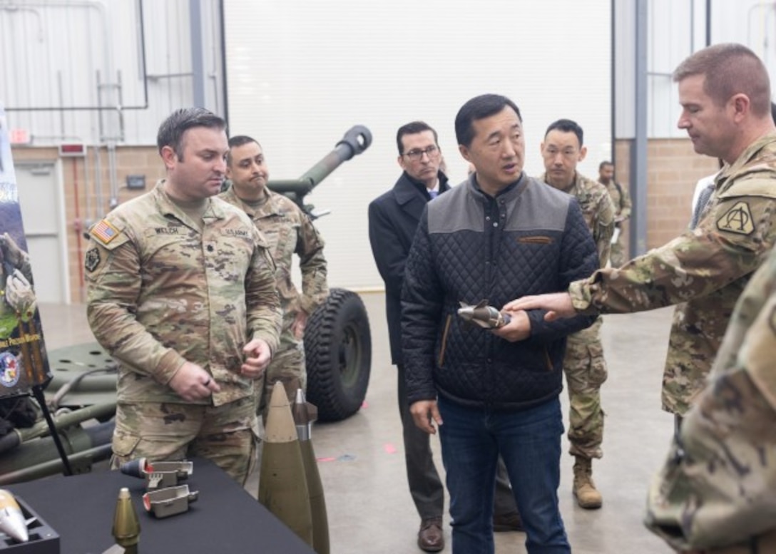 Pentagon officials tour Picatinny, Arsenal of Democracy