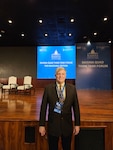 Dr. Tom Lynch at the Quad Think Tank Forum in New Delhi, India.