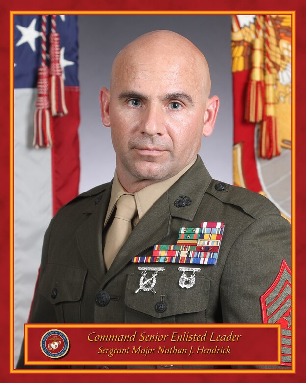 Sergeant Major Nathan J Hendrick, Combat Instructor Battalion senior enlisted leader
