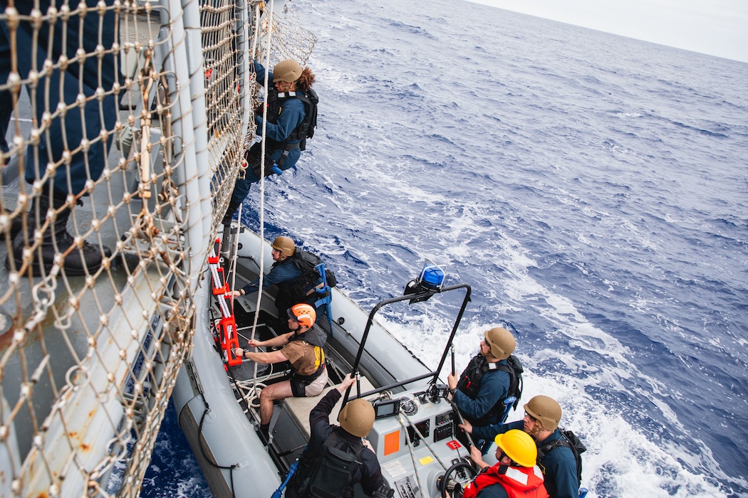 USS John S. McCain (DDG 56) underway operations.