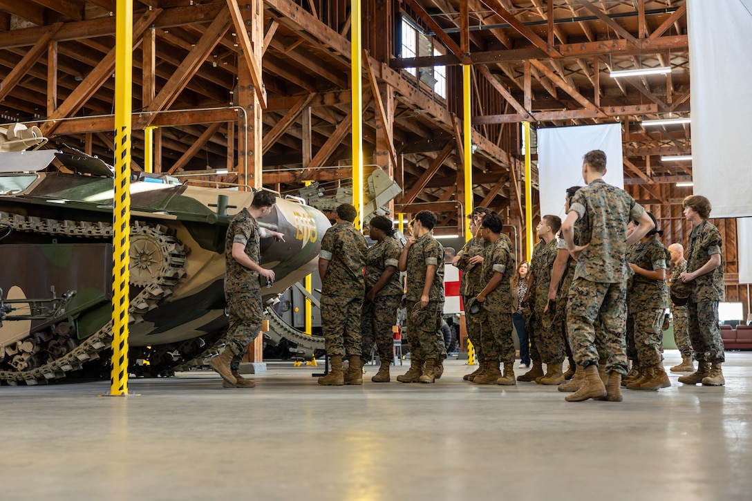 MCJROTC Cadets Tour Camp Pendleton