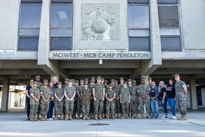 MCJROTC Cadets Tour Camp Pendleton