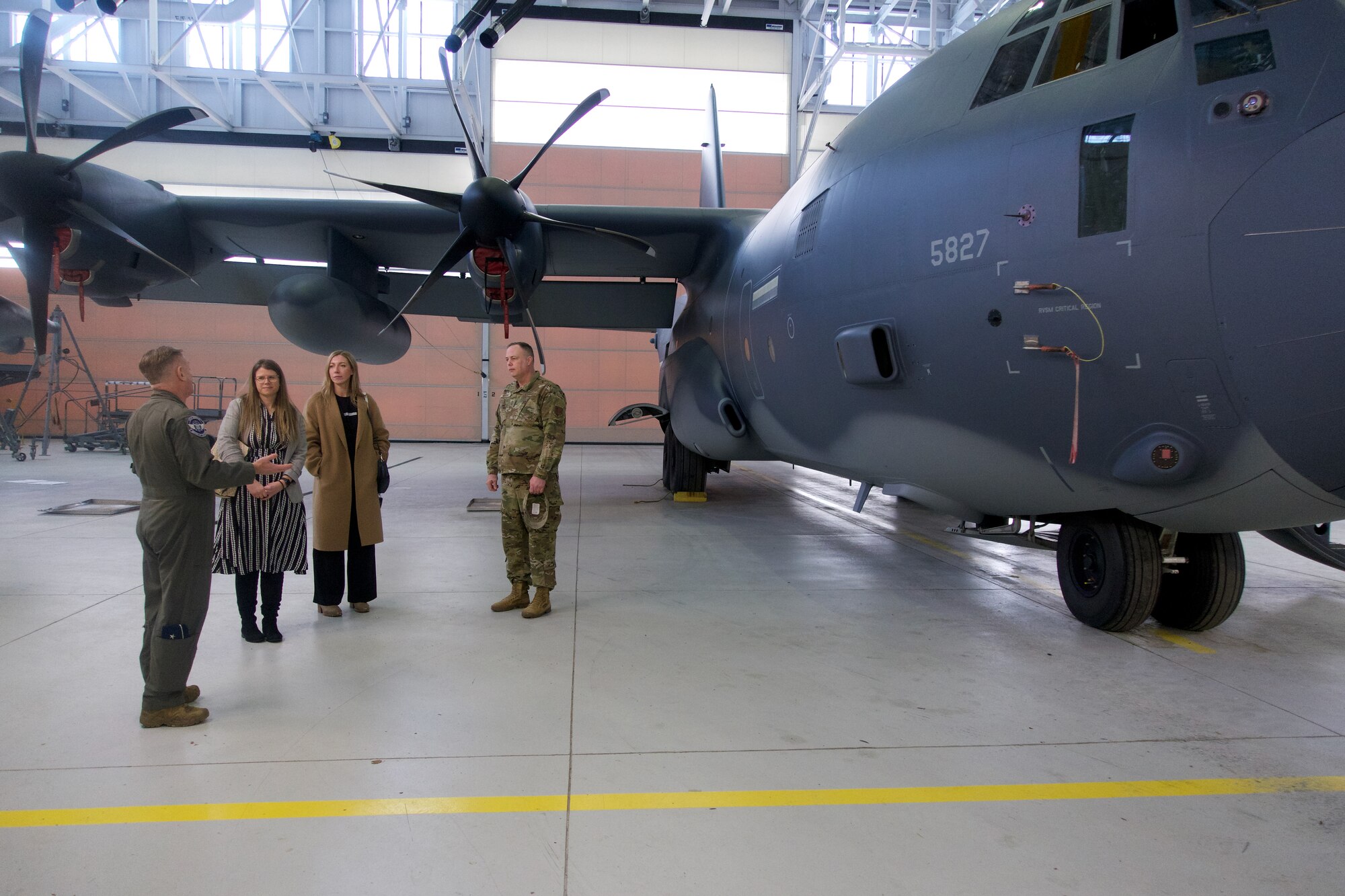176th Wing hosts tour for Big Brothers Big Sisters of Alaska