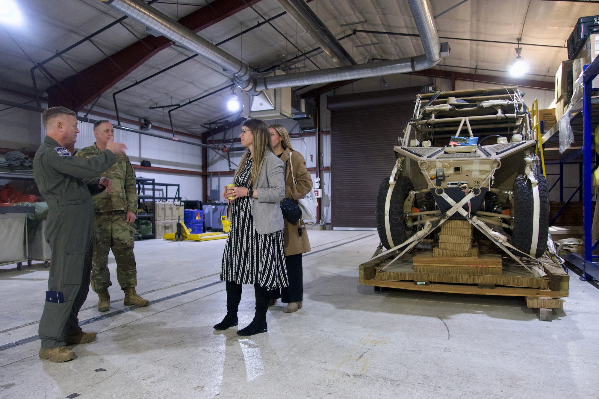 176th Wing hosts tour for Big Brothers Big Sisters of Alaska