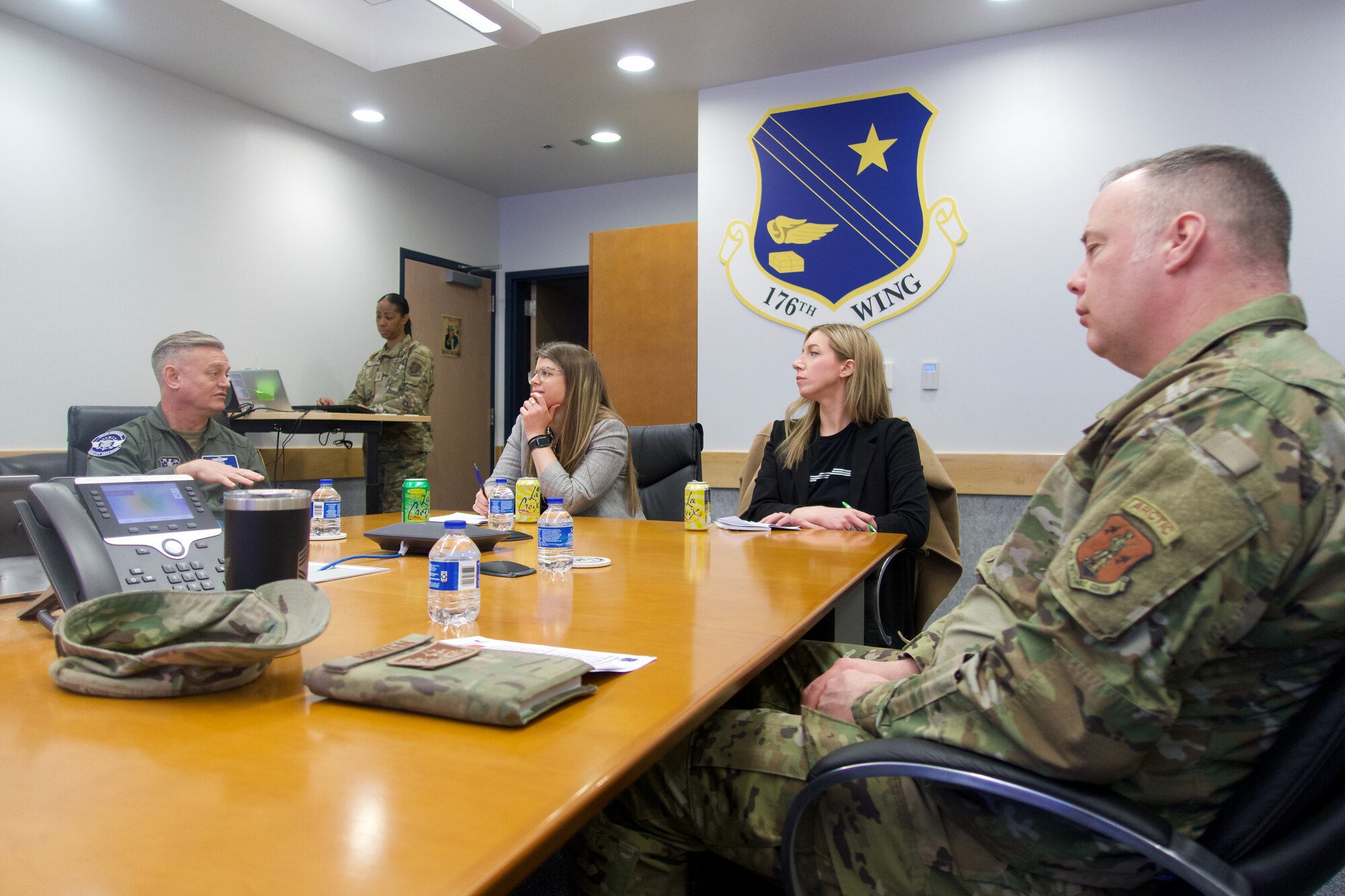 176th Wing hosts tour for Big Brothers Big Sisters of Alaska