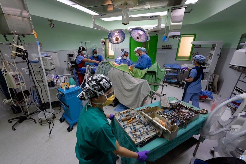 Surgeons perform surgery.