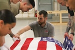 Soldiers conduct funeral honors training