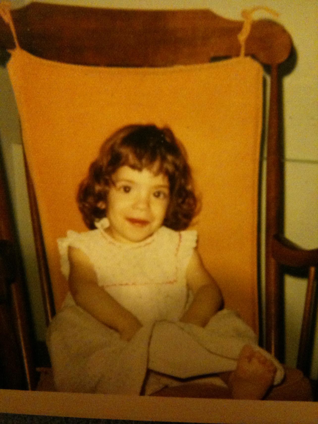 A childhood photo of Nicole Colburn, an art teacher for Department of Defense Education Activity (DoDEA) at Iwakuni Intermediate School. (U.S. Marine Corps Courtesy Photo)