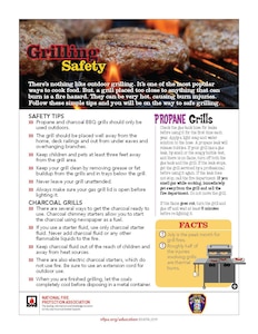 The Arnold Air Force Base Fire and Emergency Services Fire Prevention Office is urging those who grill in the coming months to take caution. Thousands are injured each year in incidents involving grills. (National Fire Protection Association graphic)