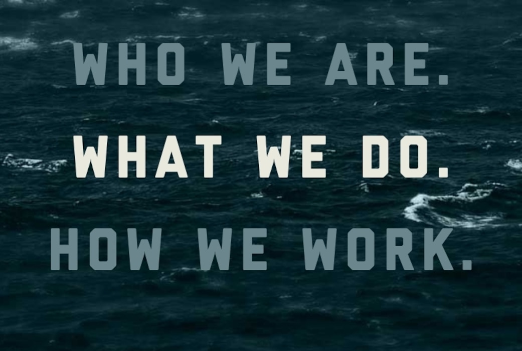 Who we are banner