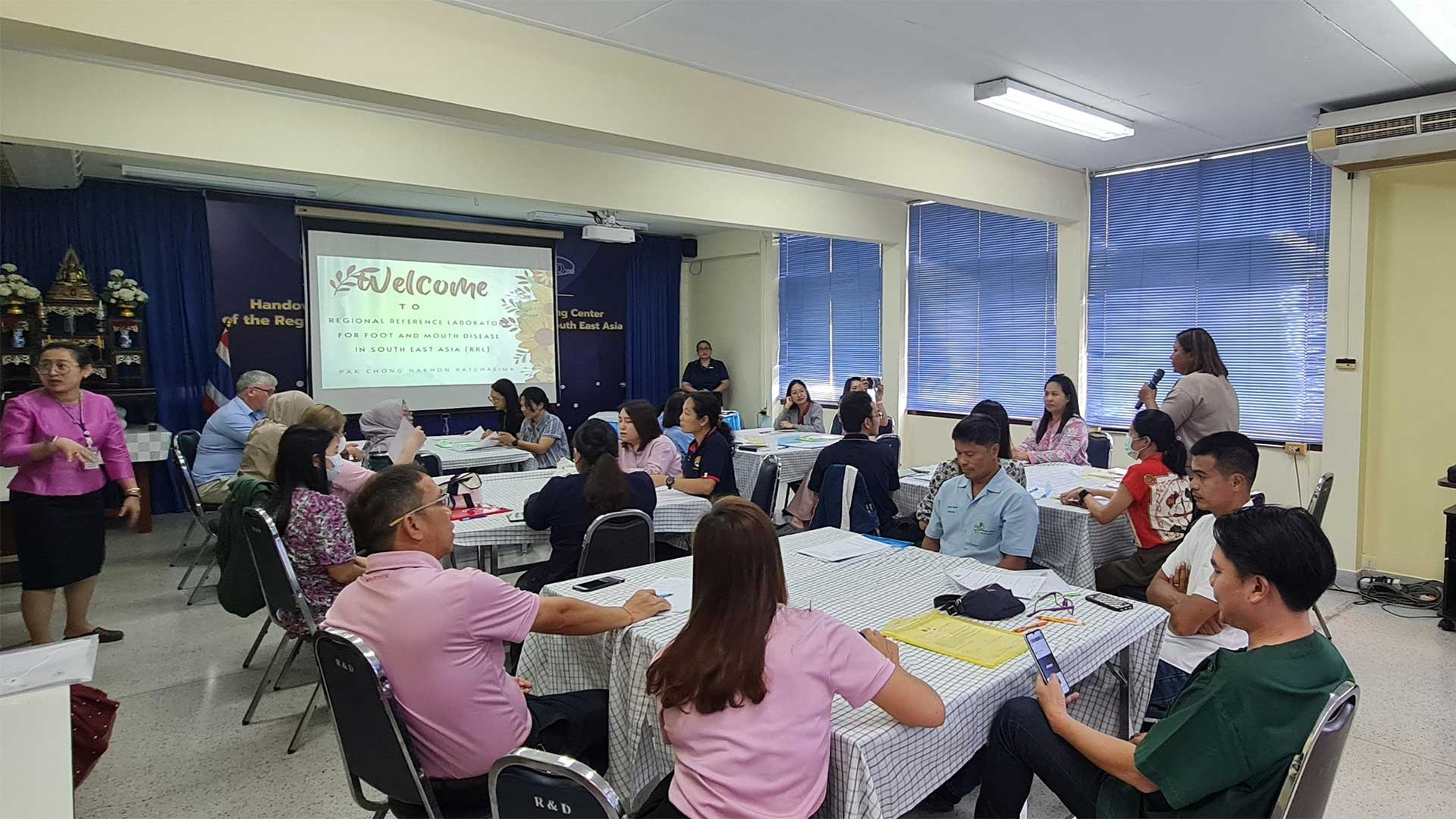 The Defense Threat Reduction Agency’s (DTRA) Cooperative Threat Reduction program recently sponsored a training event in Thailand that focused on updating participants in the latest Competitive- Enzyme Linked Immunosorbent Assay (C-ELISA) techniques.