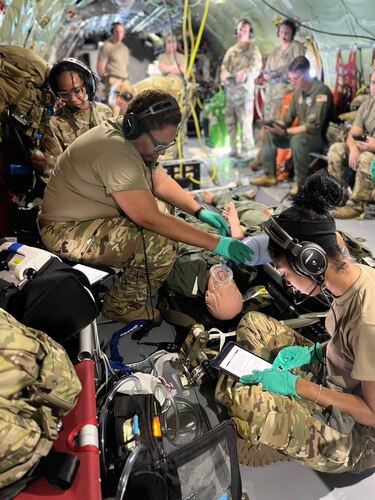 a person supervises medical care