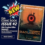 Image of DIA Comic book number two.