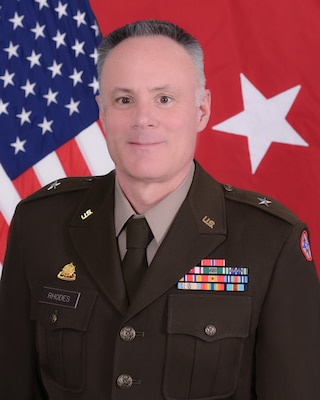 Brig. Gen. John D. Rhodes, Commander of 316th Sustainment Command (Expeditionary)