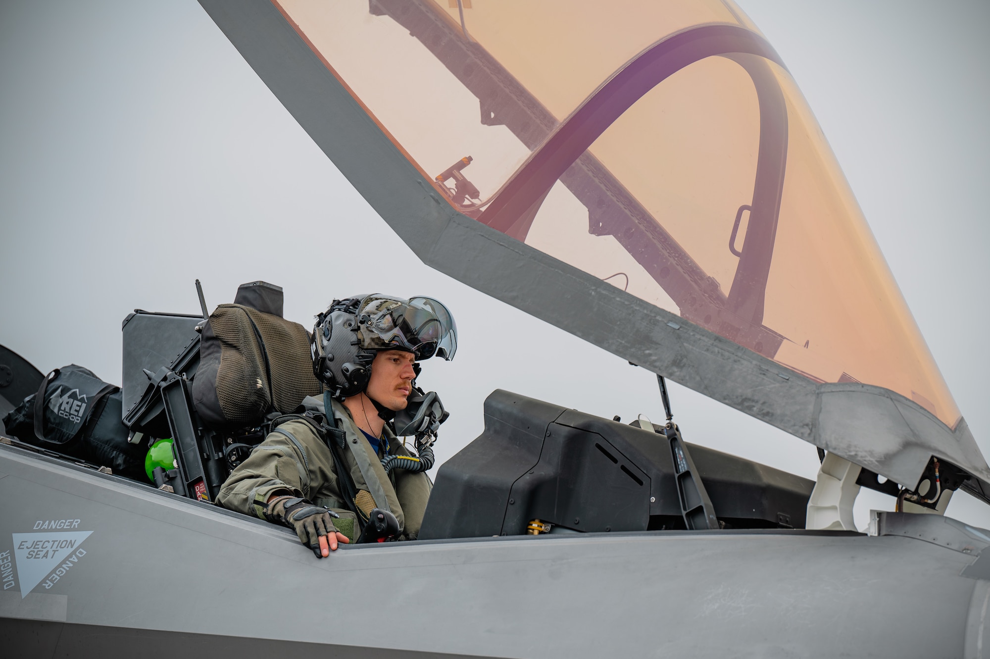 Pilot performs checks