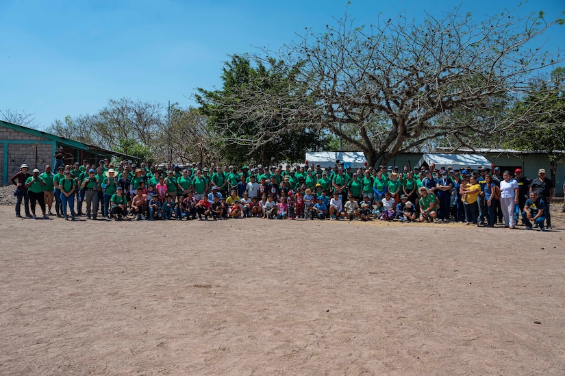 More than 100 Joint Task Force-Bravo personnel participated in the 95th humanitarian hike to deliver goods to people living in a remote village.