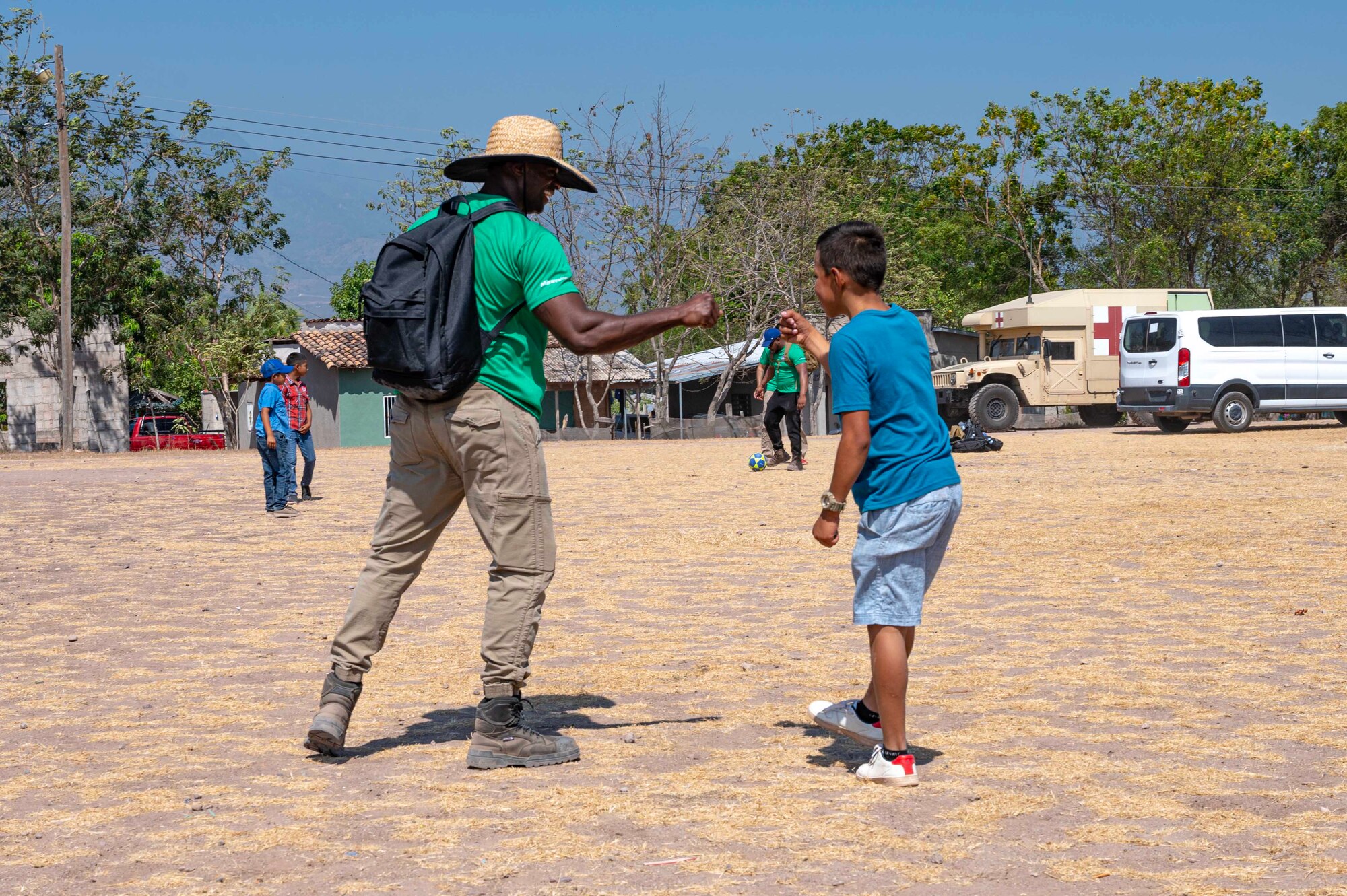 More than 100 Joint Task Force-Bravo personnel participated in the 95th humanitarian hike to deliver goods to people living in a remote village.