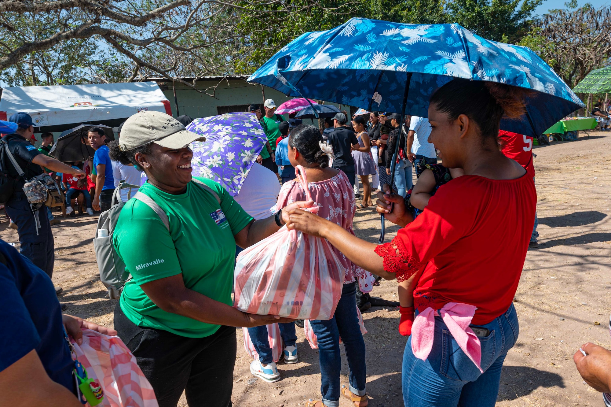 More than 100 Joint Task Force-Bravo personnel participated in the 95th humanitarian hike to deliver goods to people living in a remote village.