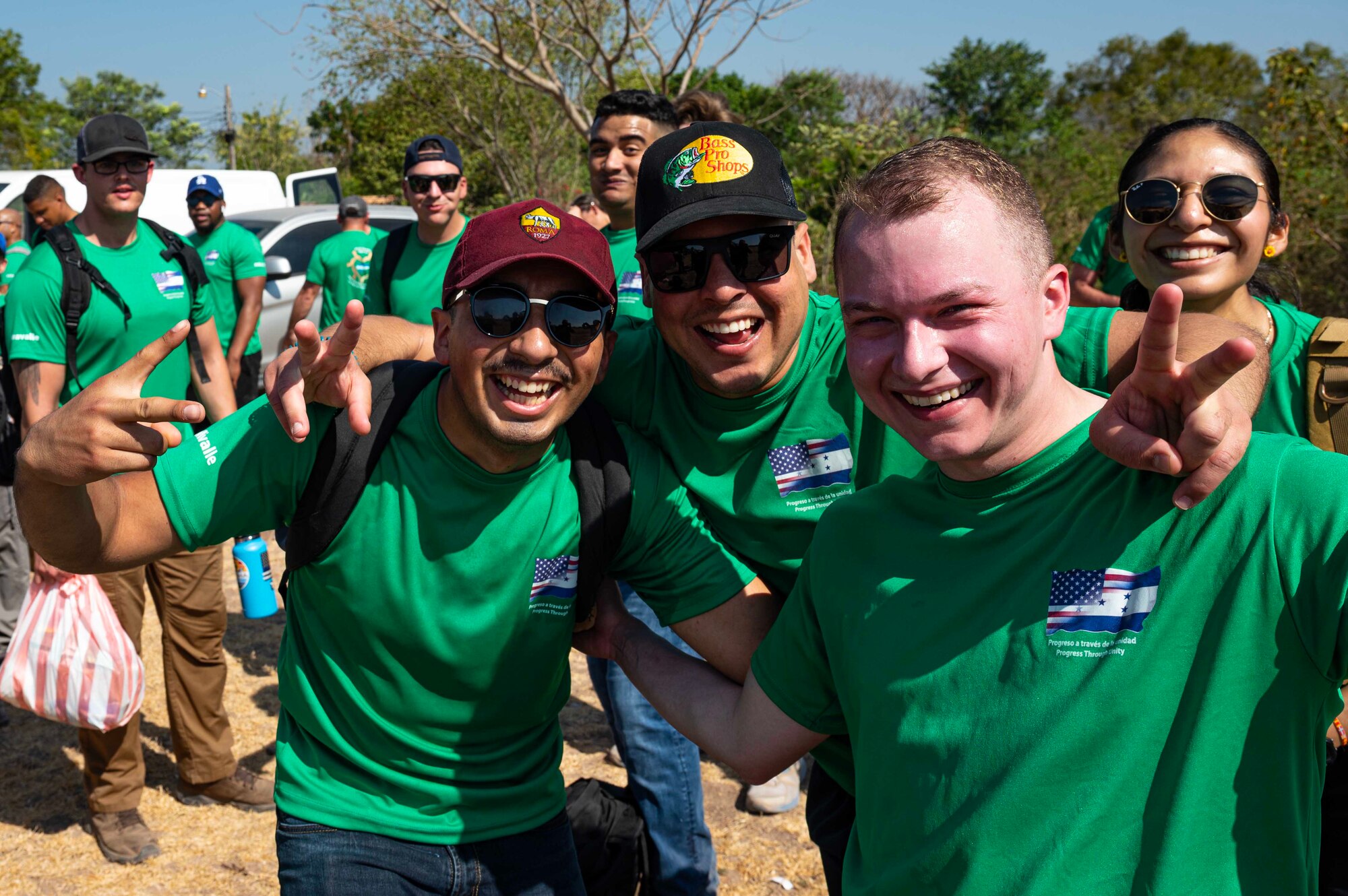 More than 100 Joint Task Force-Bravo personnel participated in the 95th humanitarian hike to deliver goods to people living in a remote village.