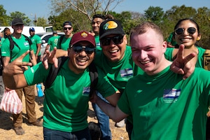 More than 100 Joint Task Force-Bravo personnel participated in the 95th humanitarian hike to deliver goods to people living in a remote village.