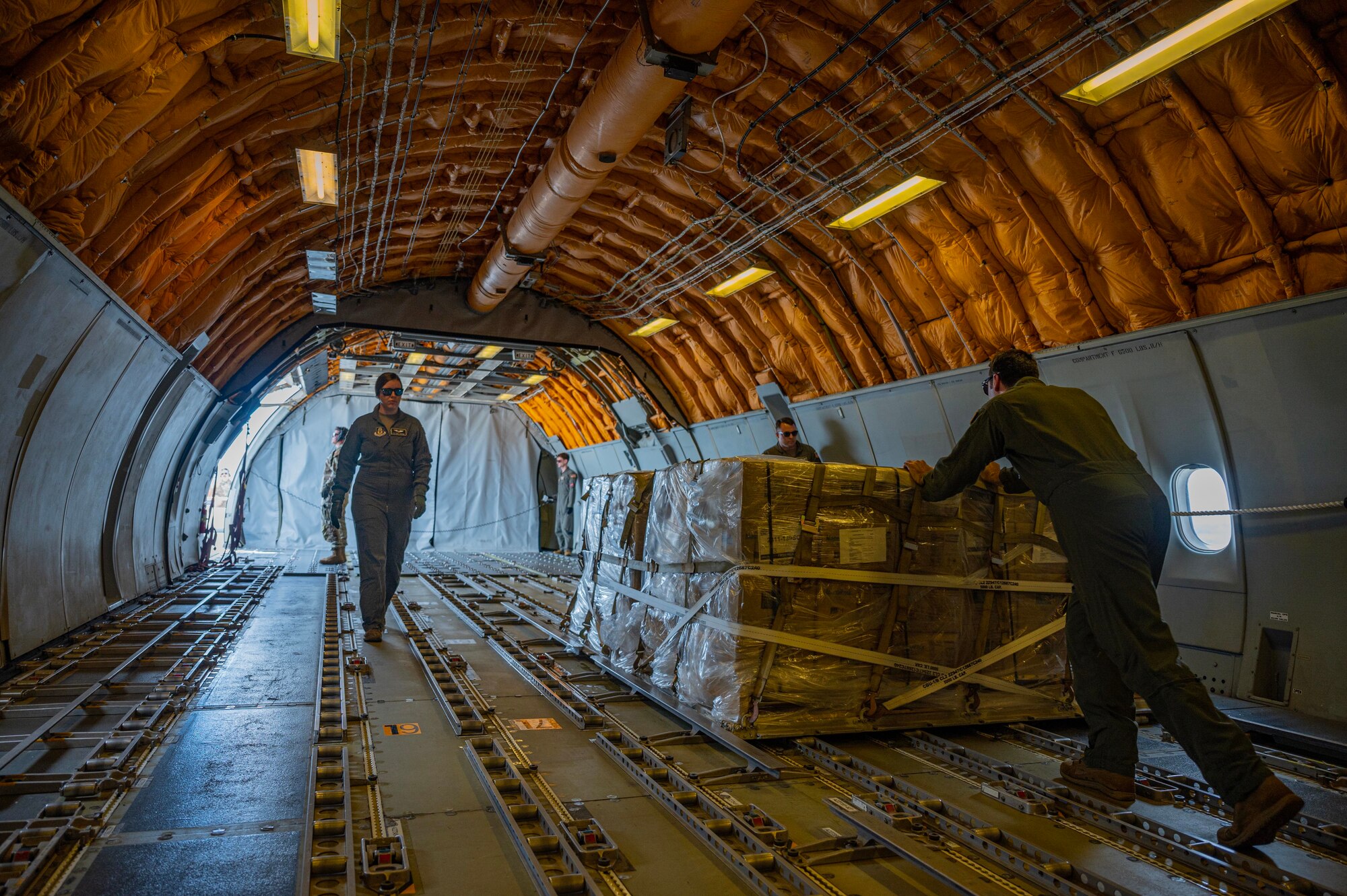 The aircraft and crews delivered over 24 pallets as part of the Denton Program, a Department of Defense transportation program that moves humanitarian cargo, donated by U.S. based Non-Governmental Organizations (NGOs) to developing nations to ease human suffering.