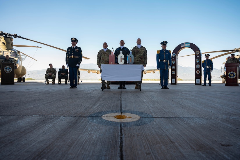 Chief Master Sgt. Dennis W. Fuselier, 12th Air Force Command Chief Master Sgt., attends a joint noncommissioned officer induction ceremony at Soto Cano Air Base, Honduras, Feb. 9, 2024.