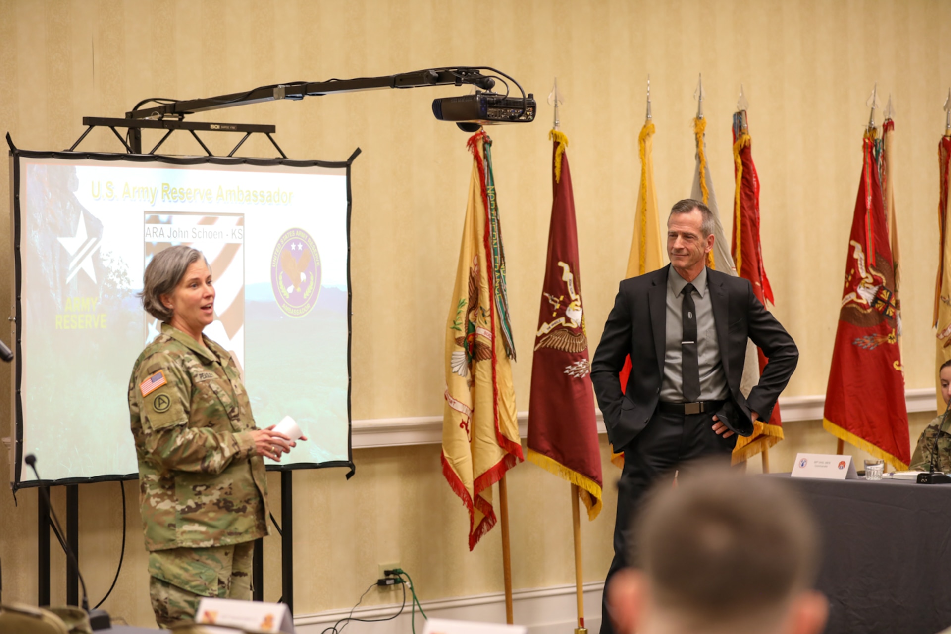 Brig. Gen. Peasley Conducts Yearly Training Brief