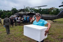 During the exercise, 1-228th Aviation Regiment transported over 500 thousand pounds of equipment to include food and modular building systems for the region, and the medical team provided care for local citizens in Mina Zorra treating dehydration, respiratory concerns, and pneumonia.