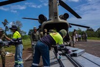 During the exercise, 1-228th Aviation Regiment transported over 500 thousand pounds of equipment to include food and modular building systems for the region, and the medical team provided care for local citizens in Mina Zorra treating dehydration, respiratory concerns, and pneumonia.