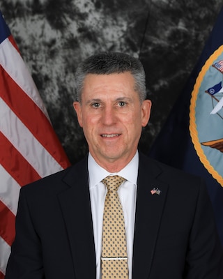 Official Navy photo of S. Keith Hamilton