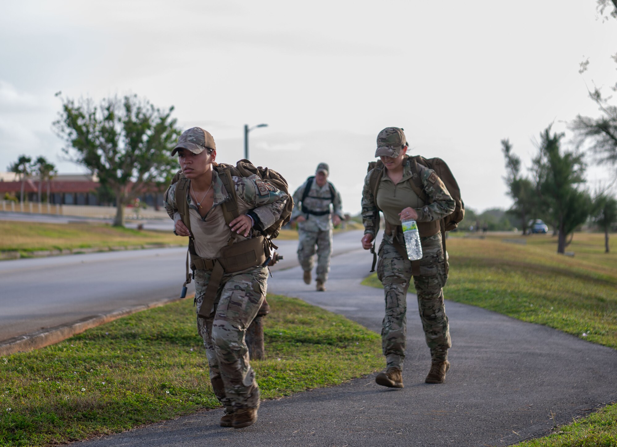 The 36th SFS K9 Unit hosted a three mile ruck to honor the Military Working Dogs. (U.S. Air Force photo by Airman 1st Class Audree Campbell)