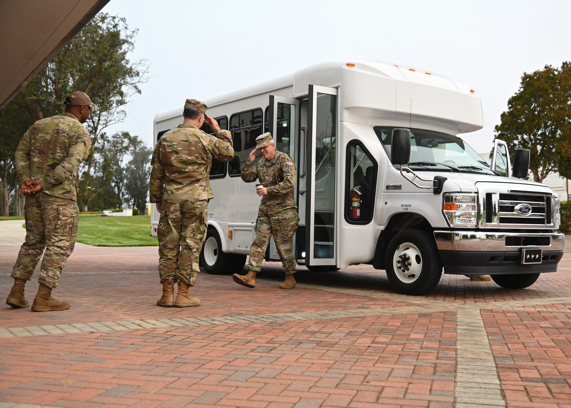 ssc commander interacting with VSFB members